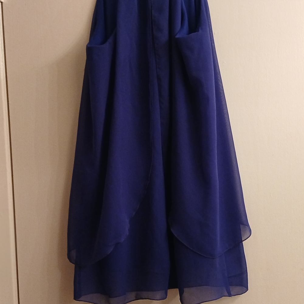ISSI Royal Blue A-Line Dress